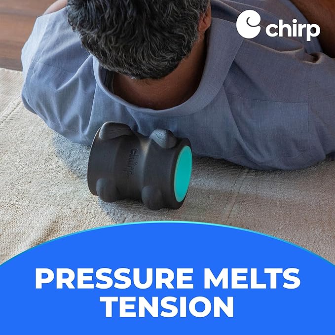 Chirp Wheel XR Massage Roller for Neck & Headache Relief – Rejuvenate Body, Spinal Care & Tension Through Thumb Pressure Release | High-Density Foam for Physical Therapy, 500lbs Capacity, 4" Mint