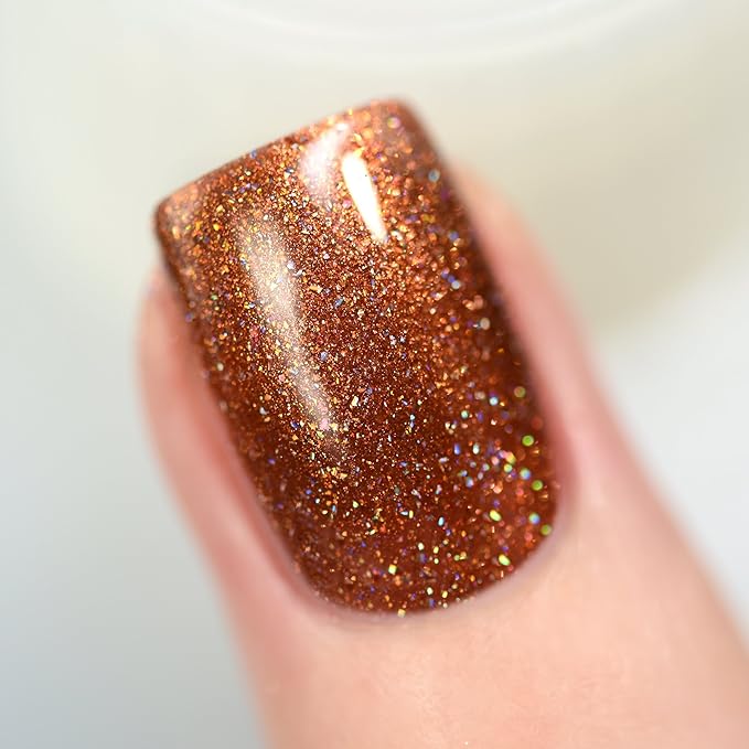 ILNP Cabin Fever - Burnt Orange Holographic Nail Polish