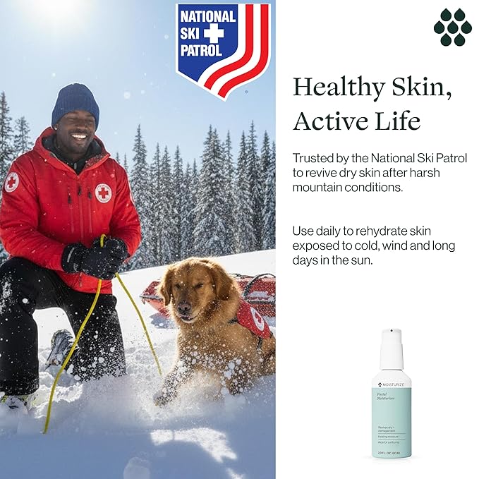 Dermasport Face Moisturizer for Athletes, Hydrating Facial Lotion with Hyaluronic Acid & Vitamins A + C, Non-Greasy Daily Moisturizer for Men & Women, Anti-Aging Face Cream for Dry & Sensitive Skin