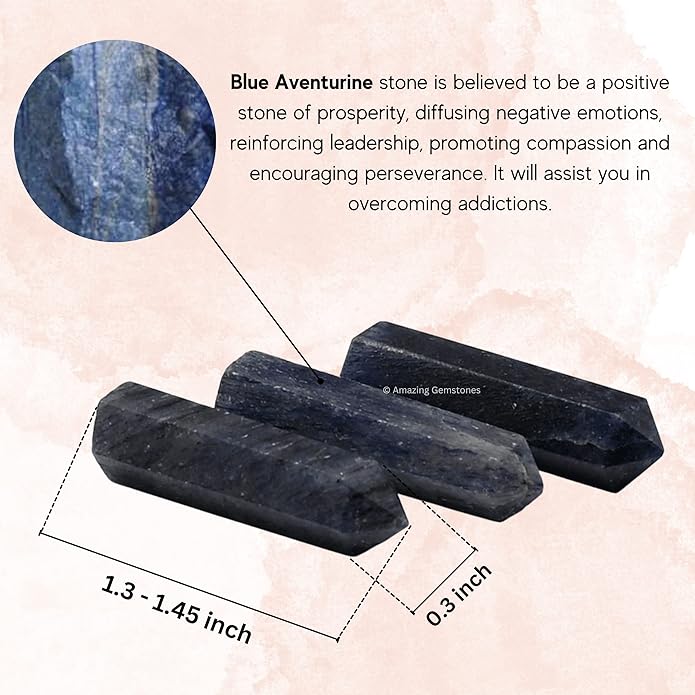 Amazing Gemstone Crystal Points Bulk Healing Crystals & Stones - Premium Single Terminated Healing Wand Point Bulk Crystals for Crafts, Crystal Grid, DIY Work