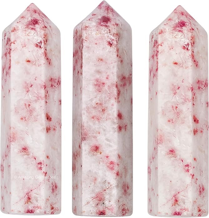 Amazing Gemstone Crystal Points Bulk Healing Crystals & Stones - Premium Single Terminated Healing Wand Point Bulk Crystals for Crafts, Crystal Grid, DIY Work