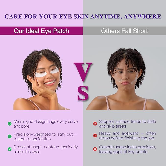 Instant Tightener Under Eye Patches with Collagen, Dark Circles Treatment Eye Patches with Women Beauty, Puffy Eyes Treatment of Under Eye Mask, Travel, 60 Pairs, White