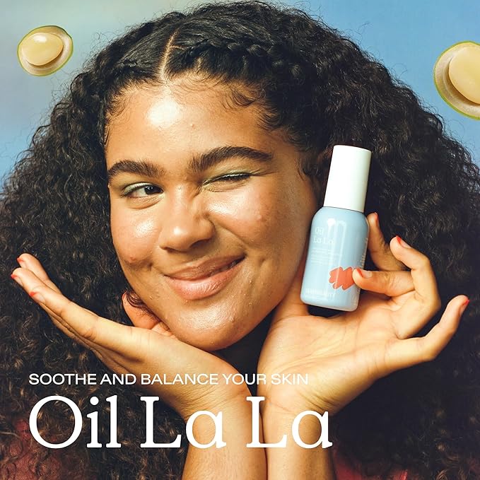 KraveBeauty Jumbo Oil La La Serum – K-Beauty Linoleic Acid-Rich Oil, Non-Comedogenic, Helps Breakouts, Clogged Pores & Dark Spots, Vegan & Cruelty-Free, 3.38 fl oz