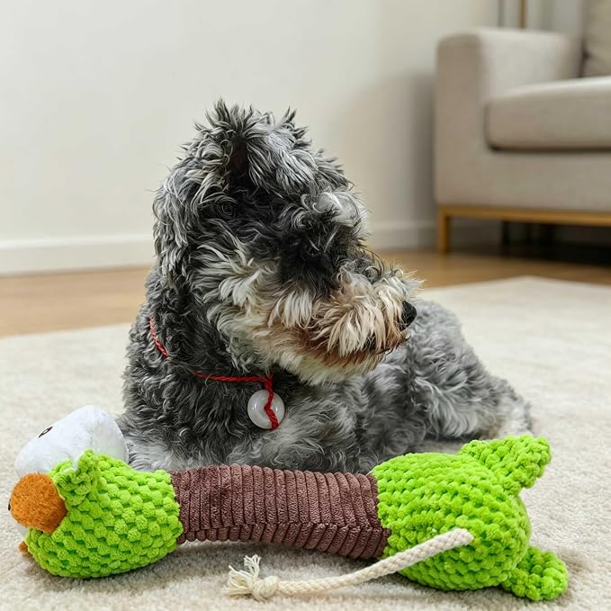Squeaky Plush Dog Toys, Cute Animal Pet Toy for Small Dogs, Deer