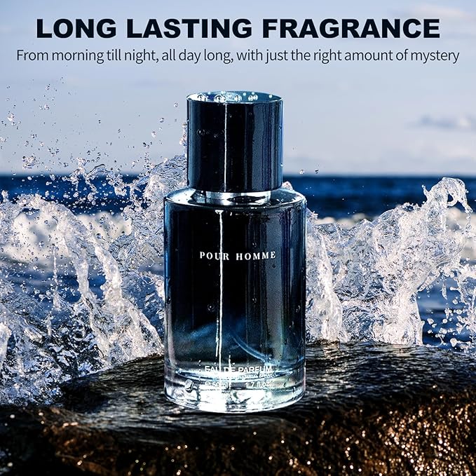 Men's hypnotic perfume, men's eau de toilette, (Philo_mone) fresh, warm, unique, rich fragrance 1.7 Fl Oz/50 ML Holiday Gift long-lasting fragrance spray, portable cologne perfume,
