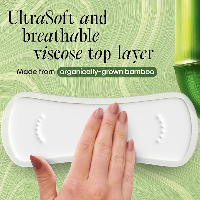 Kotex Bamboo Wrapped Liners, Light Absorbency, Regular Length, 66 Count (Packaging May Vary)