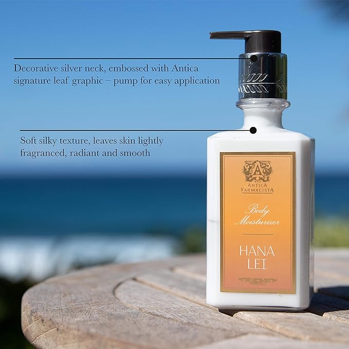 Antica Farmacista Body Moisturizer - Scented Moisturizing Lotion with Aloe Vera, Green Tea & Sweet Almond Oil - Luxury Gift for Any Occasion - Orange Blossom, Lilac & Jasmine, 10 fl oz