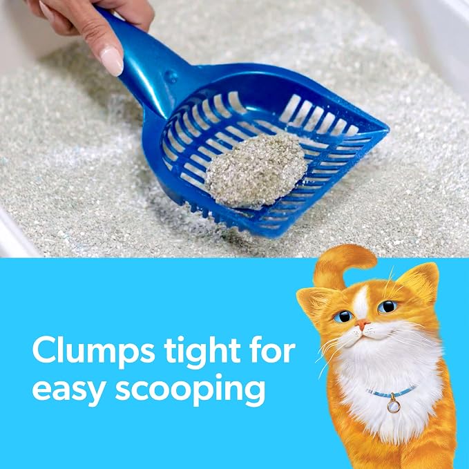 Fresh Step Simply Unscented Multi Cat Clumping Cat Litter, Low Dust, Odor Control with Activated Charcoal Tech, Compatible in Automatic Litter Boxes, 14 lb. (Pack of 3)