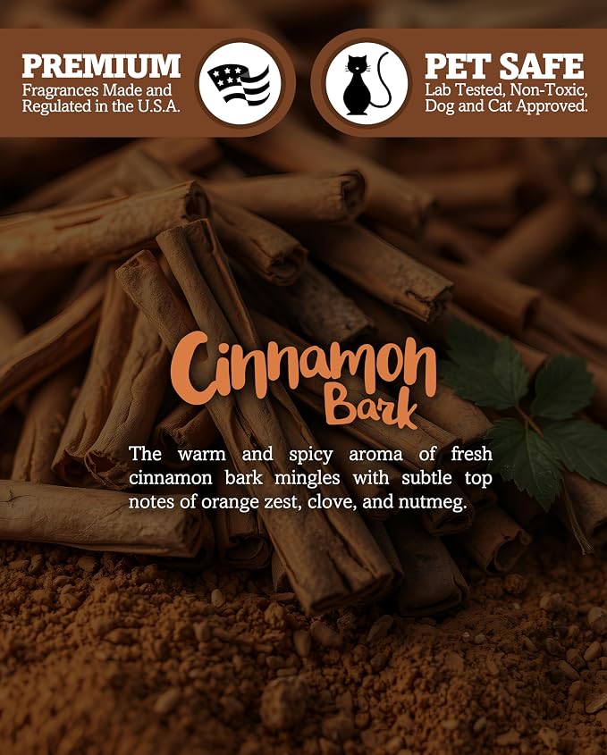 Shortie's Candle Company Cinnamon Bark Natural Soy Wax Melts - 1 Highly Scented 3 Oz. Bar - Made with 100% Soy and Essential Fragrance Oils - Phthalate & Paraffin Free, Vegan, Non-Toxic