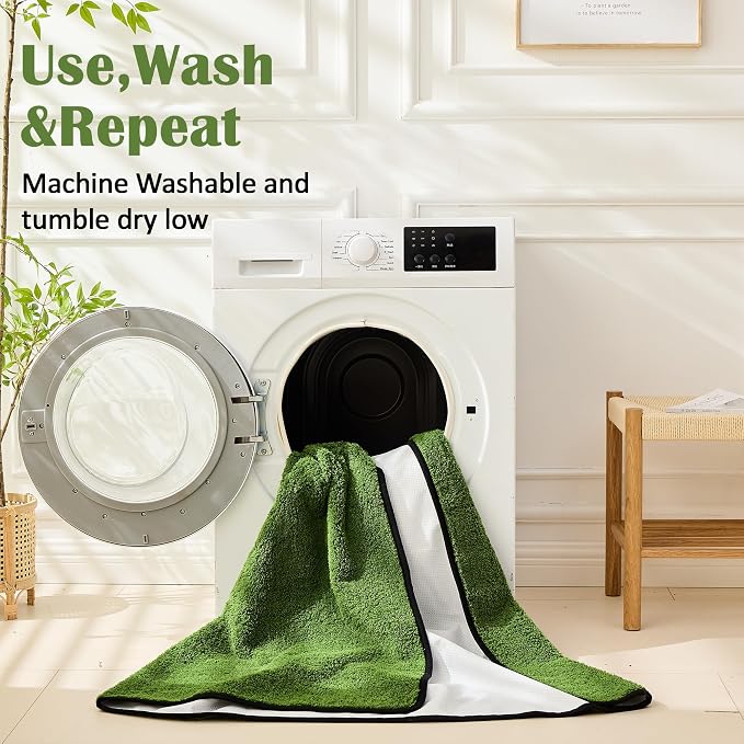 Reusable Dog Pee Pads, Washable Puppy Pads, Leak-Proof 24"x36" 2 Pack | Super Absorbent And Non-Slip Potty Training Pads, Soft Paw Print Plush Design, Ideal For Crates, Couch, Car Seats & Pet Beds