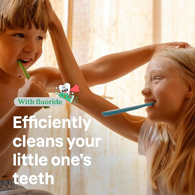 ATTITUDE Toothpaste with Fluoride, Prevents Tooth Decay and Cavities, Vegan, Cruelty-Free and Sugar-Free, Mango, 4.2 Oz