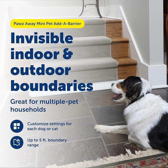 PetSafe Pawz Away Mini Extra Pet Barrier Base Unit, Indoor/Outdoor | Base Unit Only, Replacement, Extra, Add-A-Barrier, Expand Pawz Away System Up To 2.5 ft Radius/5 ft Diameter, Static