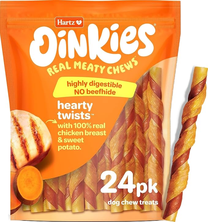Oinkies Chickentastic Hearty Twists, 24 Count