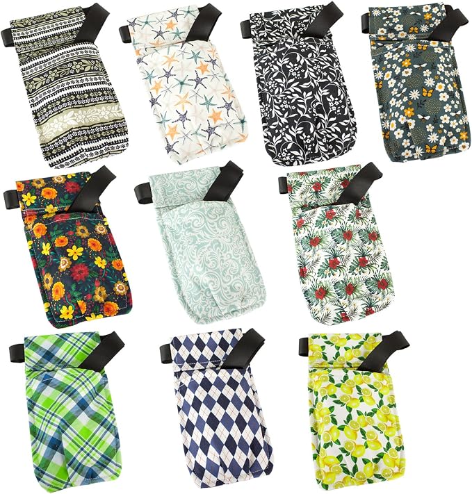 Appease Massage Lotion Bottle Holster - Fun and Stylish Washable Holsters - 100% Cotton Duck Cloth - Removable Belt, Use Ours or Your Own. Our Belt Fits 26-44 Inch Waists - Starfish