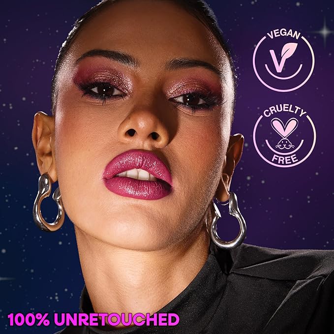 wet n wild Mega Glitter Shimmer Liquid Lipstick, Matte-to-Glitter Finish, Lightweight Formula, Comfortable Wear, Vitamin E-Infused for Nourished Lips, Vegan & Cruelty-Free - Pink Future