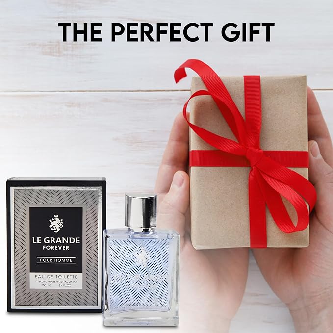AFLUXE Men's Cologne Le Grande Forever- Eau De Toilette Spray Perfume Fresh Scent 3.4 Fl Oz Daily Used