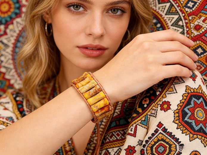 Inspirational Gifts Healing Bracelets for Women，Get Well Soon Encouragement Gifts for Women Friends Sister Mom，Handmade Natural Stone Healing boho Friendship Jewelry for women