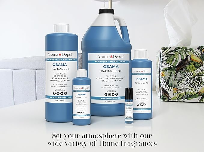 Barack Obama Type 4 oz. Fragrance Oil I Perfume I Skin Oil I Scented Oil. for Candles, Bath Bombs, Body Butters, Creams & Lotions. Few Drops in The Diffuser, Burners, or Warmers.