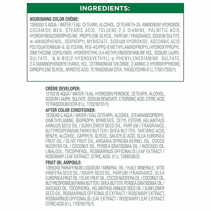 Garnier Hair Color Nutrisse Nourishing Creme, 10 Black (Licorice) Permanent Hair Dye, 1 Count (Packaging May Vary)