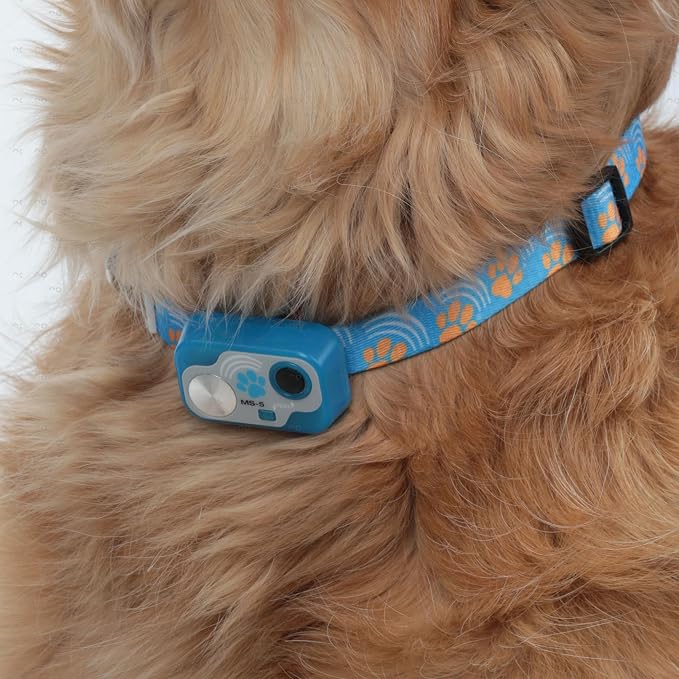 Genuine MS-5® Designer Series Automatic Pet Door Collar Tested & Certified by High Tech Pet for Dogs and Cats - Complies with Power Pet Door Performance Warranty, Waterproof (PAW, Dog)