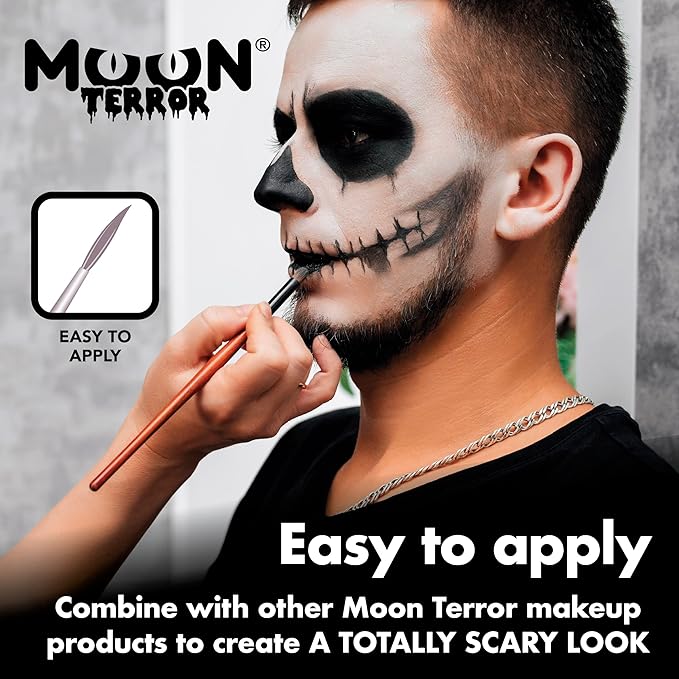 Halloween Face Paint Body Paint by Moon Terror - Pumpkin Orange - SFX Make up, Special Effects Make up - 0.40fl oz