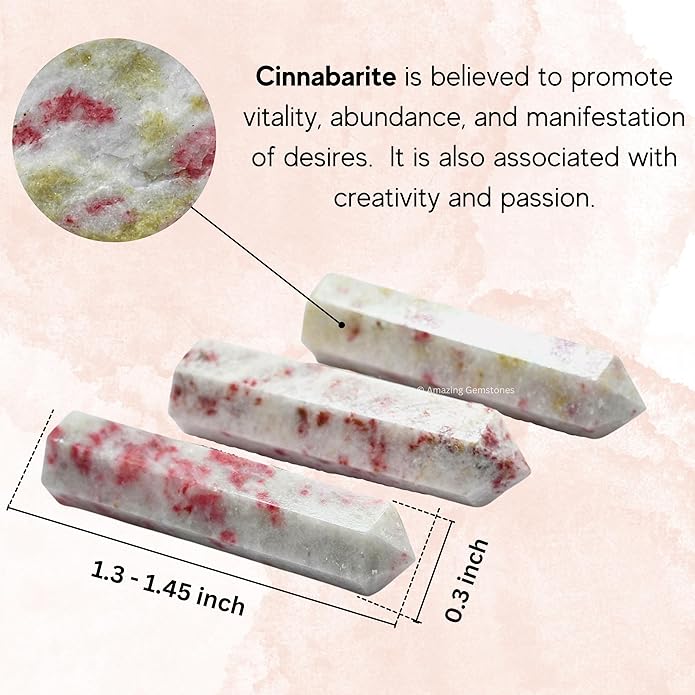 Amazing Gemstone Crystal Points Bulk Healing Crystals & Stones - Premium Single Terminated Healing Wand Point Bulk Crystals for Crafts, Crystal Grid, DIY Work