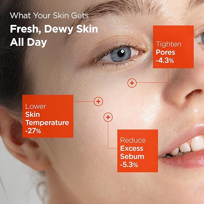 24/7 Colostrum Ampoule Mist - Glass skin with Long Hydration, Poreless Smooth Skin, Before & After Makeup, Hyaluronic Acid and Vitamin, For All Skin types, 1.85 fl oz