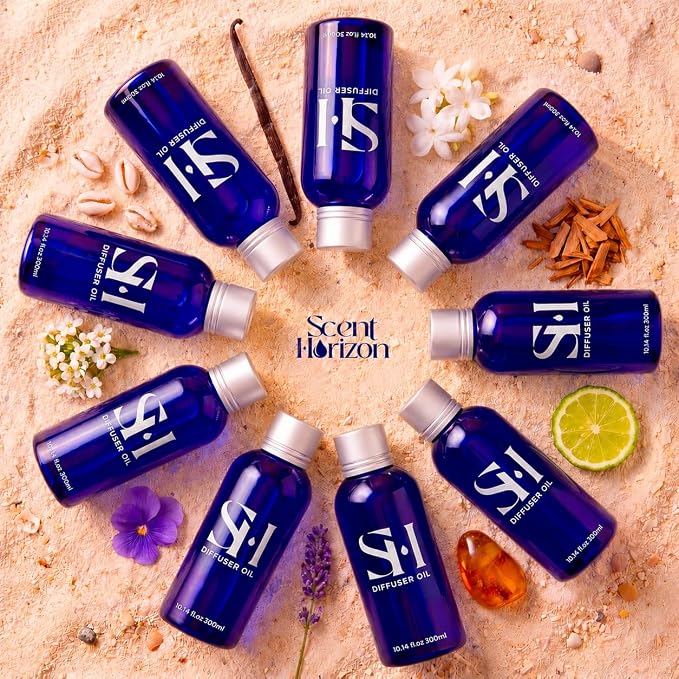 Vanilla VL14 Hotel Scent Diffuser Oil | 10.14 Fl oz (300 ml) - Waterless Diffuser Oil Refill & Highly Concentrated Fragrance Oil, Diffuser Oil Scents Luxury, Hotel Oil Diffuser