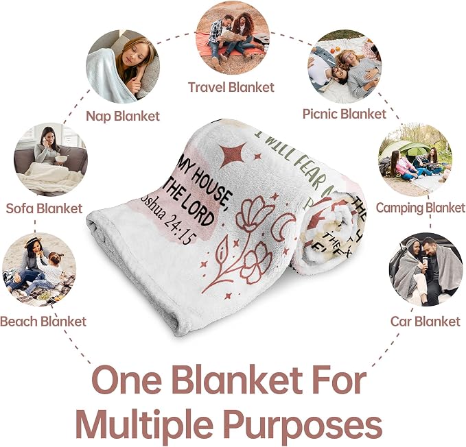 Christian Gifts for Women, Christian Blanket, Birthday Gifts for Women | Baptism Gifts for Girl, Teen Girl Gifts Trendy Stuff, I Am a Child of God Blanket, First Communion Gifts for Girls(50 * 60)