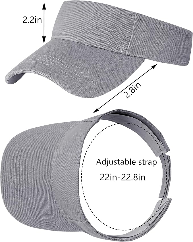 Marrywindix 1 Piece of Sport Wear Athletic Visor Sun Sports Visor Hat Visor Adjustable Cap for Women and Men