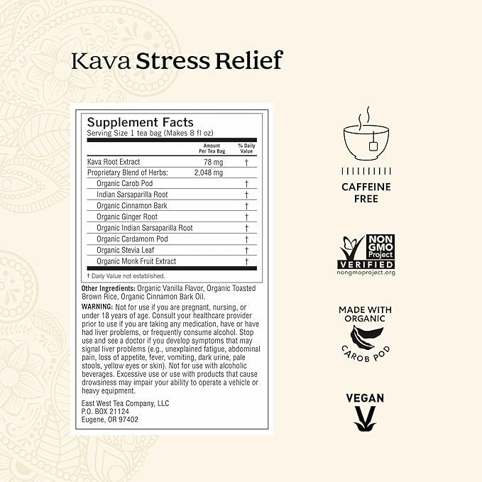 Yogi Tea Stress Relief & Herbal Tea Variety Pack - 16 Bags per Pack (12 Packs) - Organic Herbal Sampler - Includes Bedtime, Kava Stress Relief, Soothing Caramel Bedtime & More