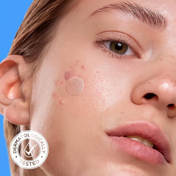 AVARELLE Acne Cover Patch Original Hydrocolloid, Tea Tree, Calendula Oil, CICA. Certified Vegan & Cruelty-Free (24 PATCHES)