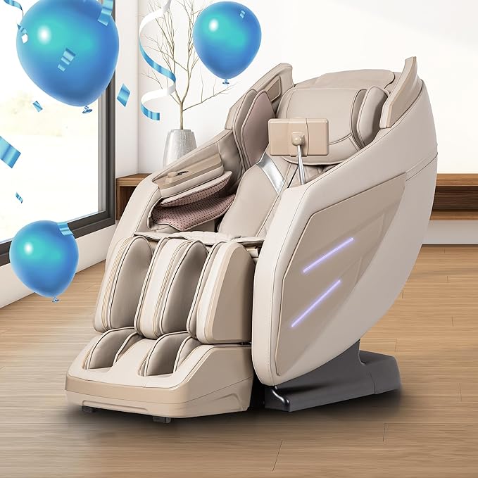 Osaki OS-3D Champ II | Taupe | Full Body Massage Chair | 3D SL-Track Full Body Massage Chair | Zero Gravity | Lumbar Heating | Touchscreen Controller | Auto Body Scan | Bluetooth Speaker