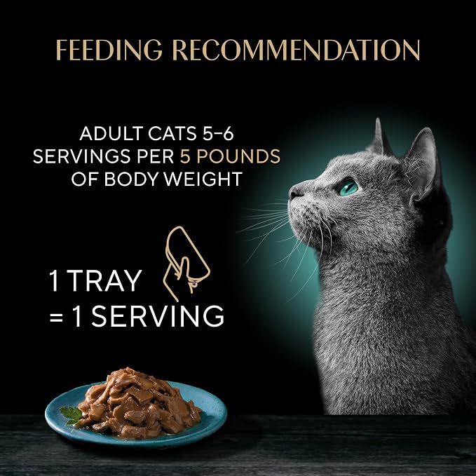 Sheba Perfect Portions Grilled Bites Wet Cat Food, Variety, 2.6 oz, 24 ct | Chicken, Salmon & Tuna variety, 48 servings, snap-peel-serve twin-pack trays, complete & balanced, vitamins & minerals