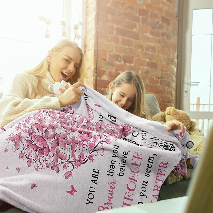 Vuinezo Birthday Gifts for Women Blanket 50"X60" | Birthday Gifts for Girls/Mom/Sister/Wife，Gifts for Her Birthday, Bday Gift for Her