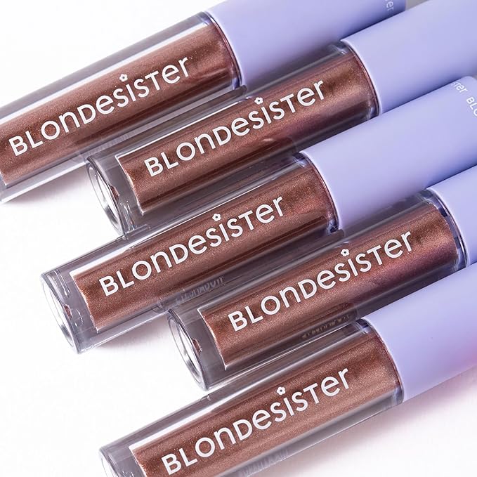 Gloweye Liquid Eyeshadow - Highly Pigmented Shimmer Eyeshadow - Intense Color Payoff and Long-Lasting Wear - 02 Sunny Bronze - 0.084 oz