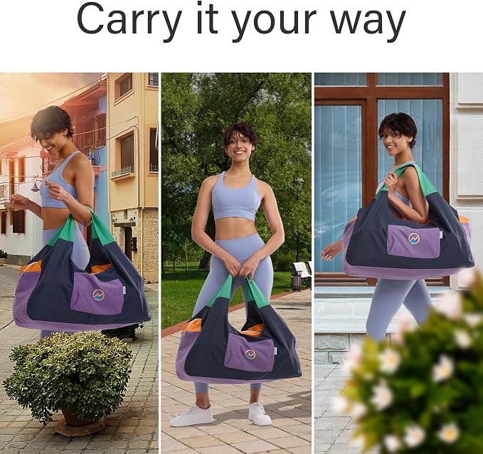 JoYnWell Yoga Bags and Carriers Fits All Your Stuff, Extra Large Yoga Mat Bag Full Zip Yoga Mat Bag with 3 Zipper pockets