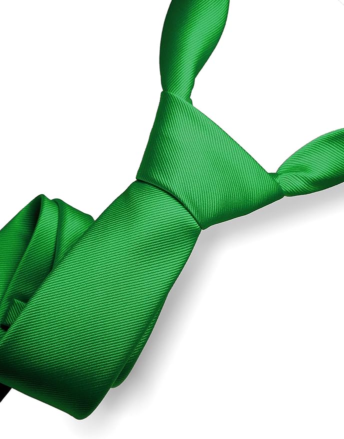 RBOCOTT Solid Color Tie Formal Necktie for Men