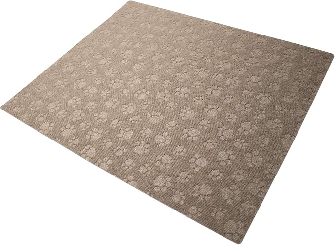 Drymate Cat Litter Box Mat, Litter Trapping Mat, Tan, 28x34 XL | Waterproof, Urine-Proof, Absorbent, Machine Washable, Soft on Paws, Contains Mess, Protects Floors, Kitten Supplies, USA Made