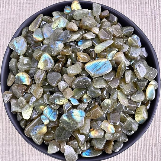 Healing Crystal Set - 0.3", 1.8 lbs - Labradorite Healing Stones for Healing, Meditation, Reiki