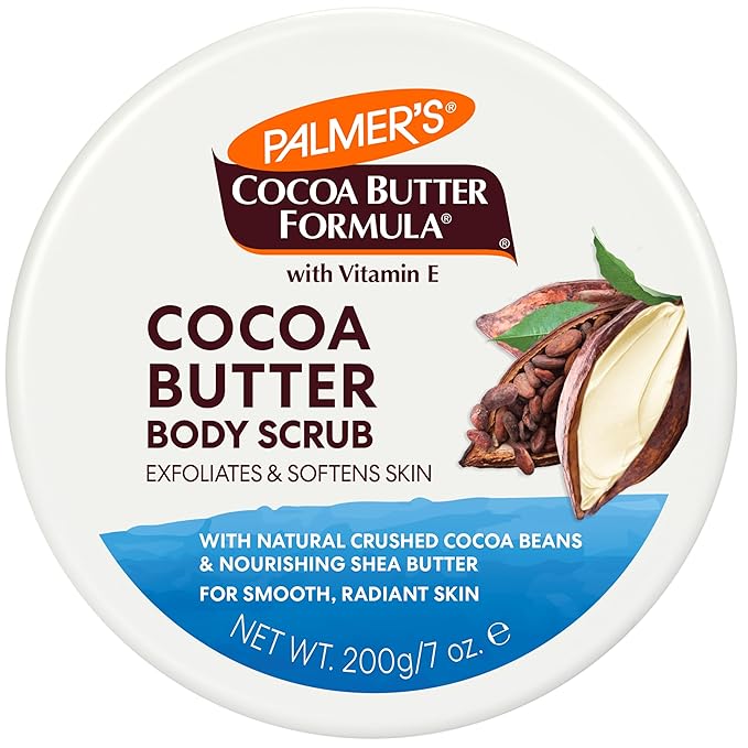 Palmer's Cocoa Butter Formula Exfoliating Body Scrub for Smooth Skin, Skin Exfoliator for Women and Men, 7.05 oz