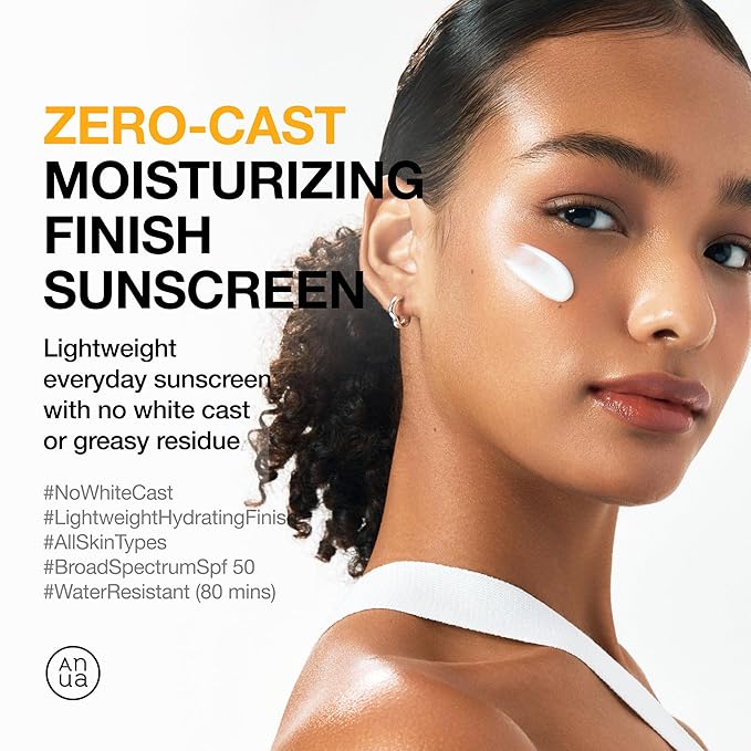 Anua After sun care trio set, Heartleaf Cleansing Foam+ Zero-Cast Moisturizing Finish Sunscreen, Heartleaf Pore Control Cleansing Oil, Face wash, Oil Cleanser, Facial sunscreen, Korean skincare set