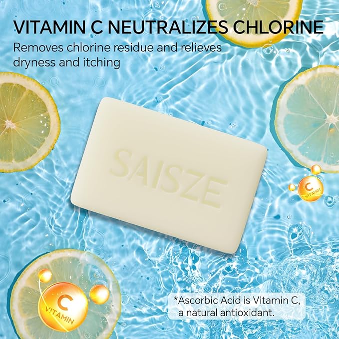 Chlorine Removal Swimmers Soap, Vitamin C Body Wash Neutralizes and Washes Away Chlorine After Swimming for Swimmers and Athletes, 4 Ounce (Pack of 2