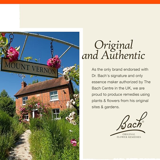 Bach Original Flower Remedies, Cherry Plum - Be in Control - Natural Homeopathic Flower Essence for Emotional Balance - Vegan, Gluten Free, Sugar Free - 20mL Dropper