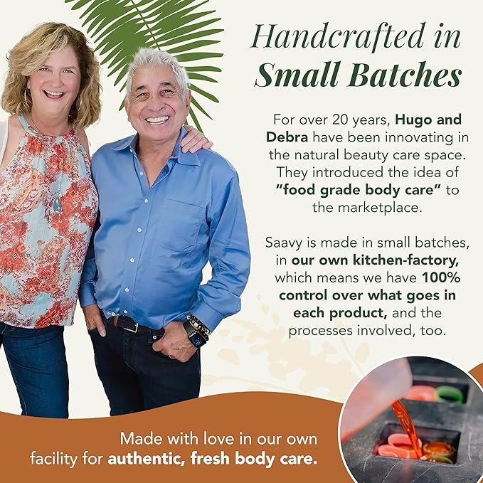 Saavy Naturals Deeply Hydrating Body Cream for Dry Skin – Nourishing Shea Butter, Plant-Based & Sustainably Sourced – Tropical Coconut – 8.5 fl oz, 2 pack