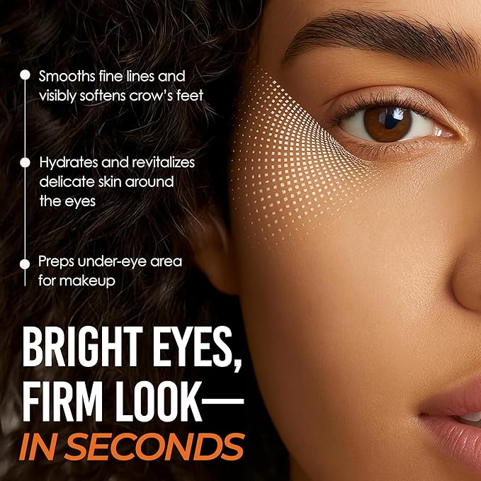 Quick Fix Vitamin C Instant Eye Tightener – Under Eye Cream for Dark Circles, Puffiness & Bags – Dermatologist Tested, Anti-Aging, Korean Skin Care – Vegan, Clean Beauty, Cruelty-Free – .67 Fl Oz