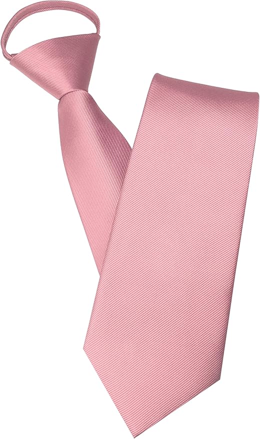 JEMYGINS 3.15“Solid Color Pre-tied Adjustable Necktie for Business and Wedding