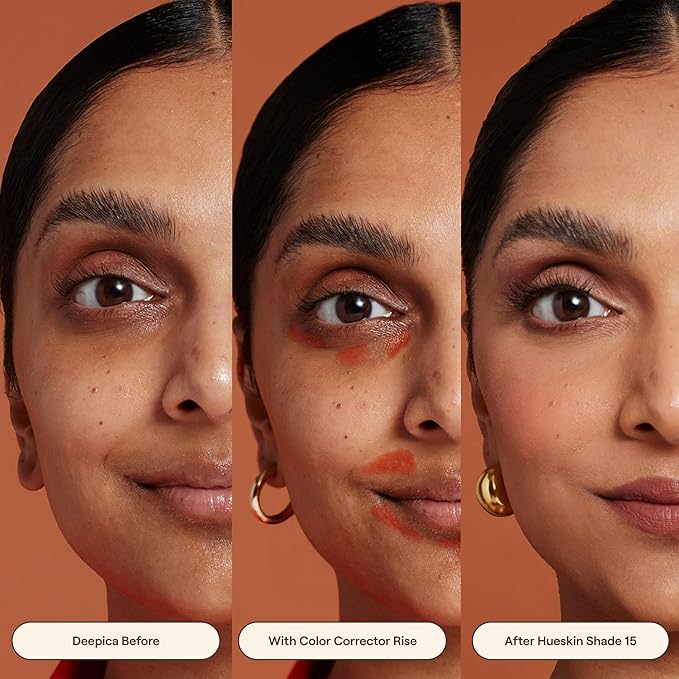 Live Tinted Hueskin Serum Concealer - Medium-to-Full Coverage Concealer with Niacinamide, & Hyaluronic Acid for Dark Circles, Fine Lines & Wrinkles, Buildable Long-Lasting Formula, 0.35 oz Shade 15