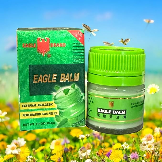 1 Pack - Green Balm Essential Oil - Dau Cu La Con O Xanh - 19.8g per Jar - Product of Indonesia