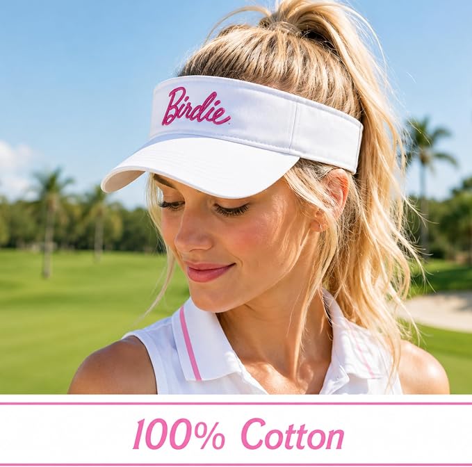 Shanker Golf - Birdie Women's Golf Visor | 100% Cotton Golf Visor for Ladies - Women's Golf Hat
